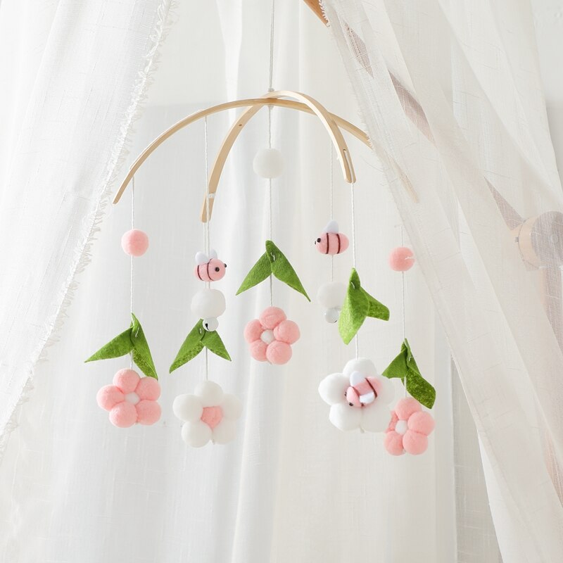 Baby Cribs Rattle Toys 0-12 Months Wooden Baby Mobile Newborn Bee Animal Shape Bed Bell Hanging Toys Bracket Baby Bed Toys Gifts Baby Cribs Rattle Toys 0-12 Months Wooden Baby Mobile Newborn Bee Animal Shape Bed Bell Hanging Toys Bracket Baby Bed Toys Gifts
