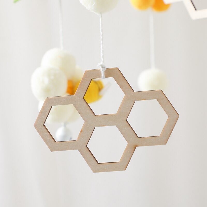 Baby Cribs Rattle Toys 0-12 Months Wooden Baby Mobile Newborn Bee Animal Shape Bed Bell Hanging Toys Bracket Baby Bed Toys Gifts Baby Cribs Rattle Toys 0-12 Months Wooden Baby Mobile Newborn Bee Animal Shape Bed Bell Hanging Toys Bracket Baby Bed Toys Gifts