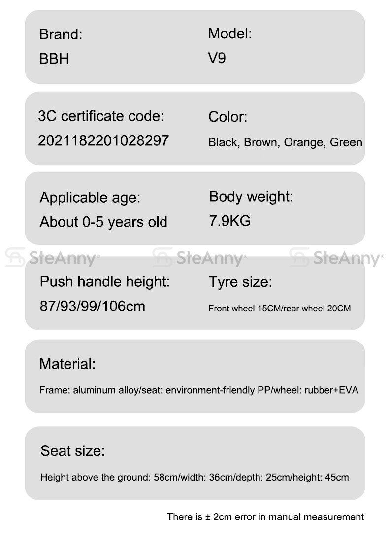 4-IN-1 Lightweight Stroller 360&deg; Rotating Prams 4-Wheels Newbron Carriage Portable Travel Pushcar Two-way Adjust Suit to 4age