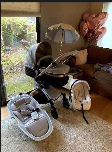 Fast & Free Shipping Aulon Baby Stroller 3 in 1 Free Duty High land-scape  Pram Fashion Carriage on used for New Born to age 4