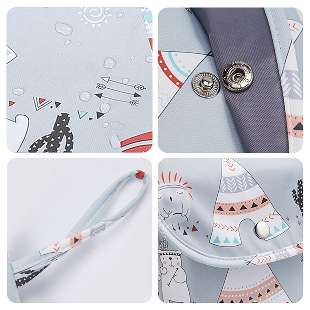 Baby Diaper Bag Organizer Reusable Waterproof Wet/Dry Cloth Bag Mummy Storage Nappy Bag For Disposable Carrying Diaper Clothing Baby Diaper Bag Organizer Reusable Waterproof Wet/Dry Cloth Bag Mummy Storage Nappy Bag For Disposable Carrying Diaper Clothing