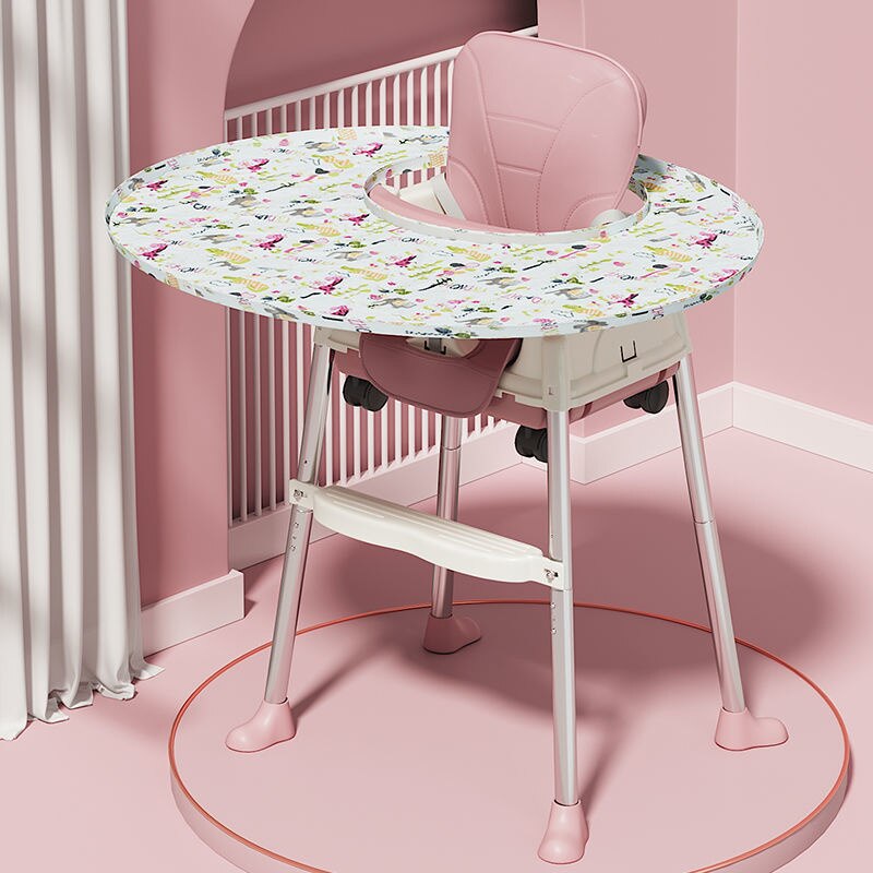 3in1 Baby Bib Table Cover Dining Chair Gown Waterproof Saliva Towel Burp Apron Food Feeding towel Gown/tray/storage bag