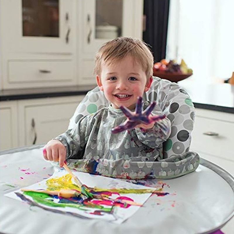 3in1 Baby Bib Table Cover Dining Chair Gown Waterproof Saliva Towel Burp Apron Food Feeding towel Gown/tray/storage bag 3in1 Baby Bib Table Cover Dining Chair Gown Waterproof Saliva Towel Burp Apron Food Feeding towel Gown/tray/storage bag