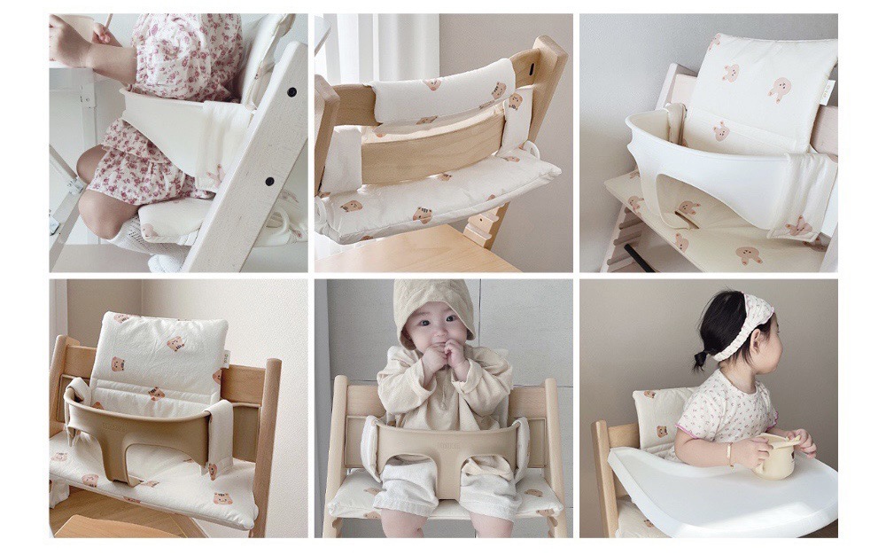 Baby Dining Chair Seat Cushion Pad Pillow Toddler Washable High Chair Cushion Kids Removable Baby Safety Feeding Accessories