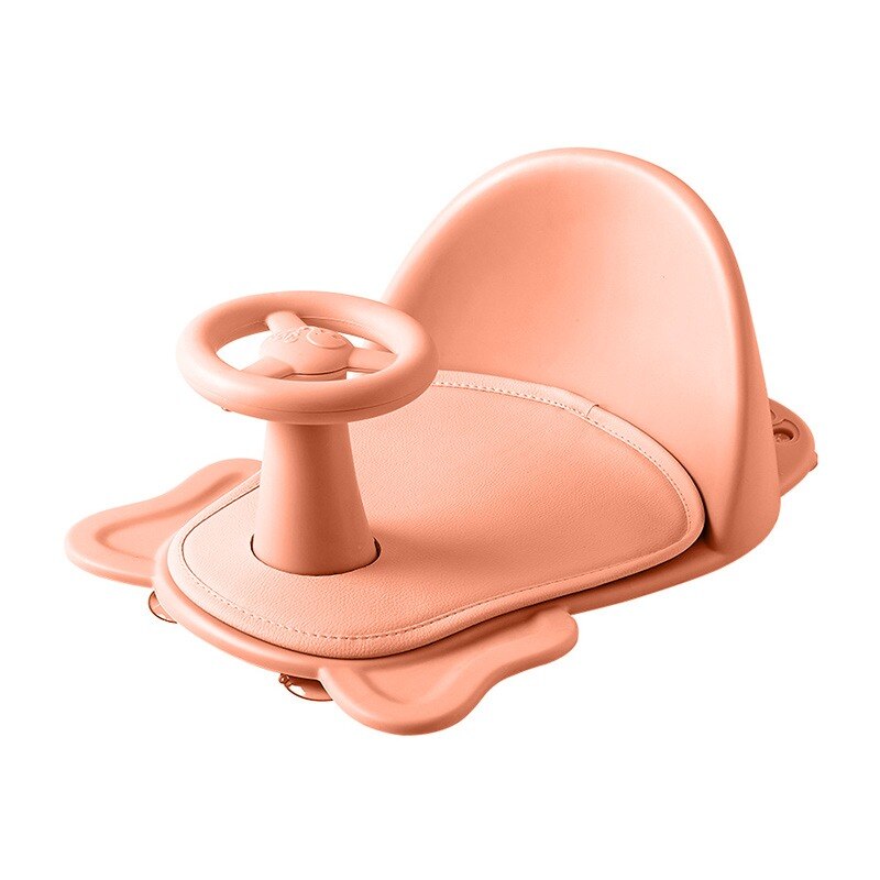 Baby Bath Seat Can Sit/Lie Down Newborn Non-slip Round Bathtub Seat with Non-Slip Soft Mat Universal Safety Support Bath Chair