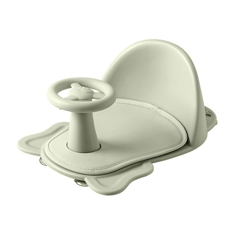 Baby Bath Seat Can Sit/Lie Down Newborn Non-slip Round Bathtub Seat with Non-Slip Soft Mat Universal Safety Support Bath Chair