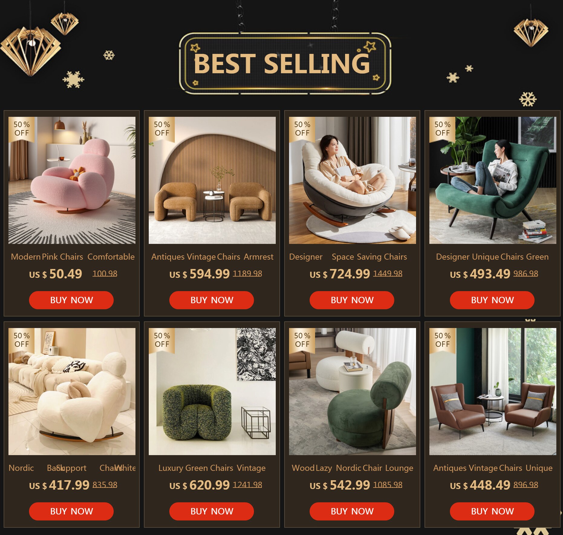 Designer Space Saving Chairs Kids Armrest Adults Minimalist Living Room Chairs Rocking Vintage Feeding Sillas Indoor Supplies