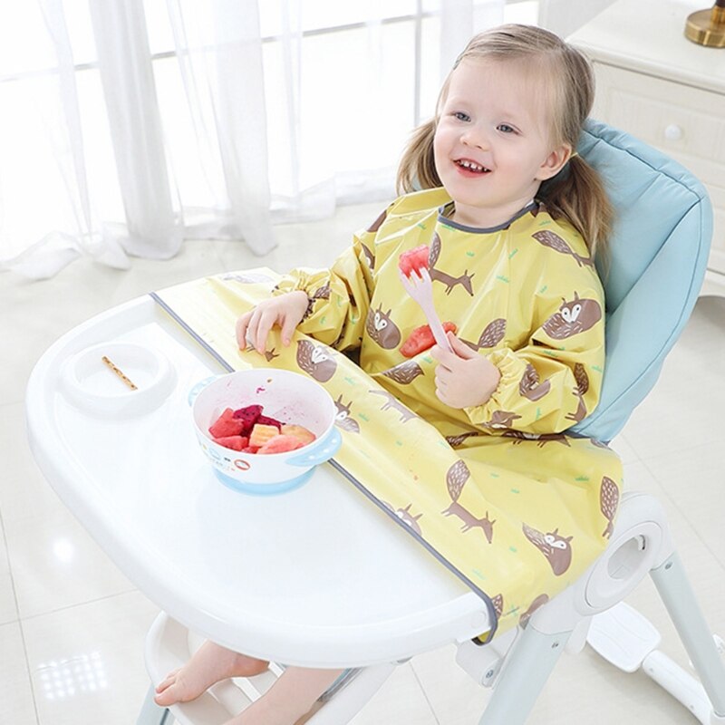 Baby Dining Chair Gown Food Feeding Highchair Bib Coverall Table Cloth Cover Baby Dining Chair Gown Food Feeding Highchair Bib Coverall Table Cloth Cover