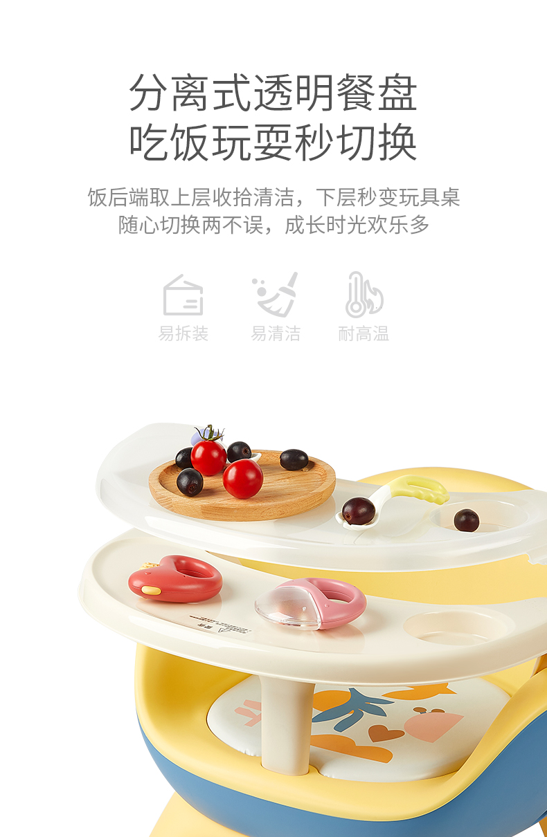 Seat Covers Design Dining Chairs Nordic Baby Home Plastic Soft Feeding Chairs Growing Events Ergonomic Sillas Stool OA50DC