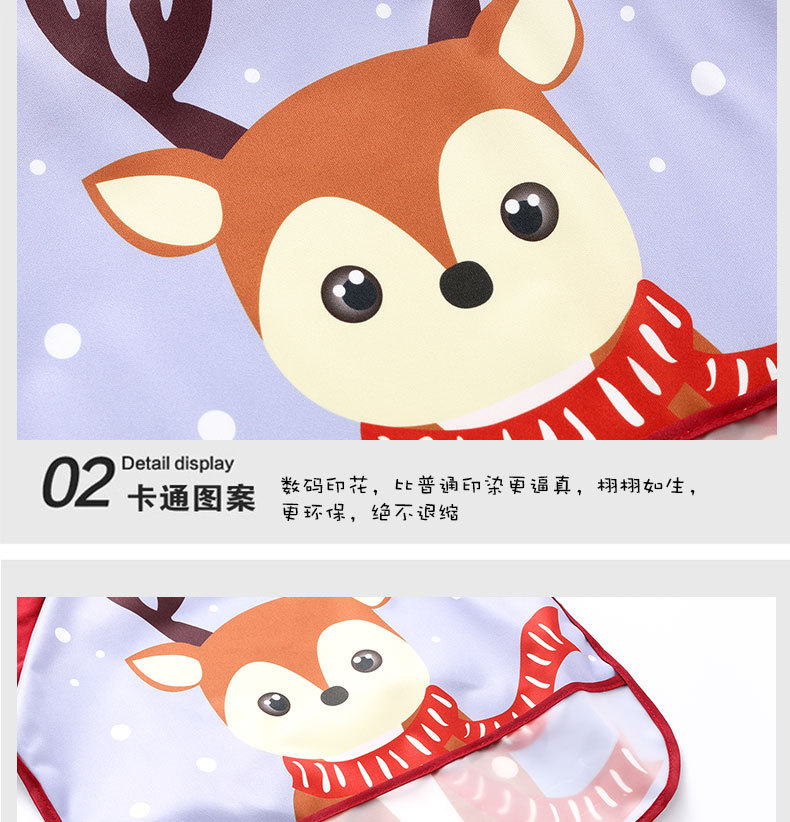 Baby Bibs Infant Kid Anti Dirty Waterproof Integrated Bib Mat Dining Chair Table Long Sleeve Art Smock Self Feeding High-quality