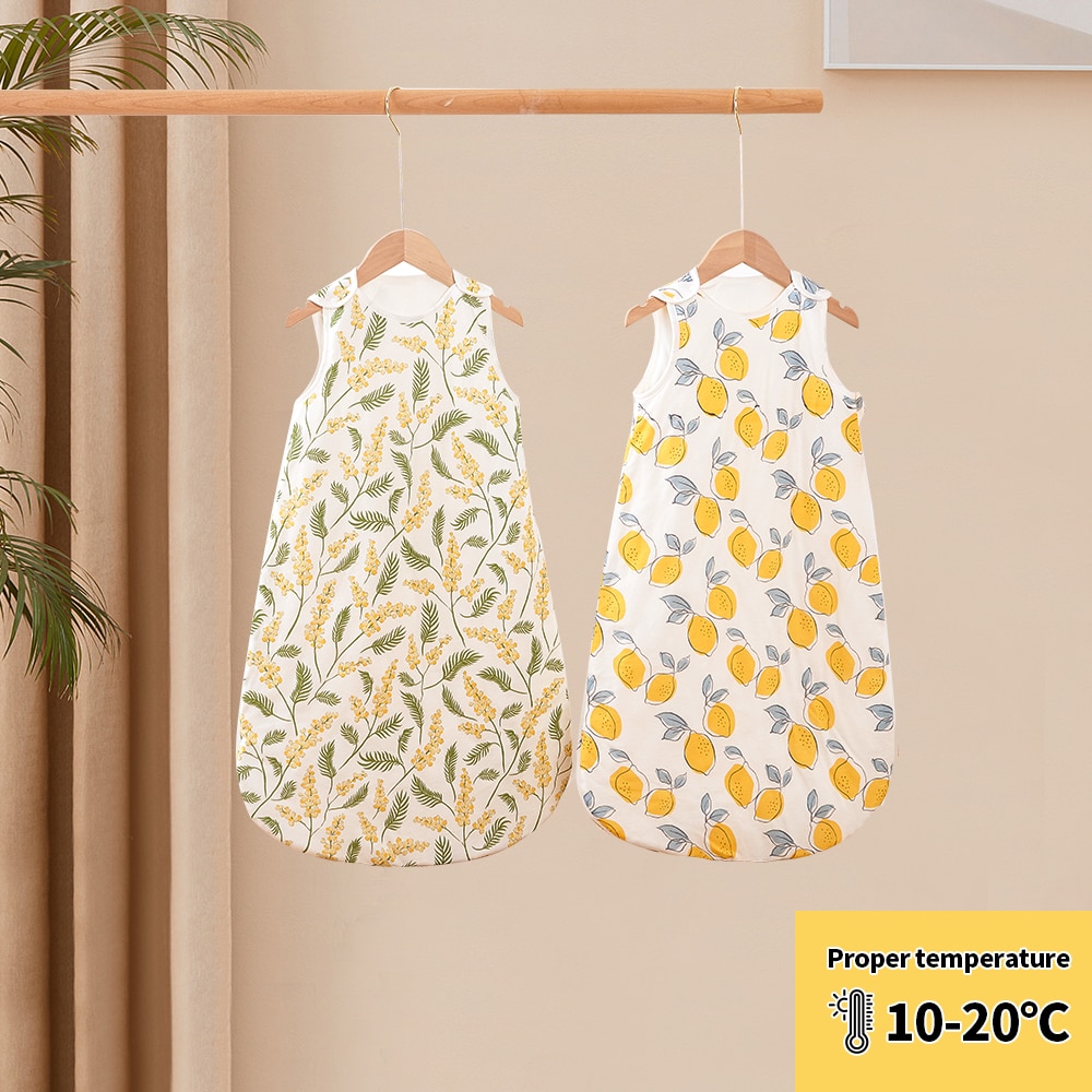 Happyflute Baby Sleeping Bag 1.0Tog Bamboo Cotton Print Vest Sleep Sack For 0-2 years Newborn Baby Happyflute Baby Sleeping Bag 1.0Tog Bamboo Cotton Print Vest Sleep Sack For 0-2 years Newborn Baby