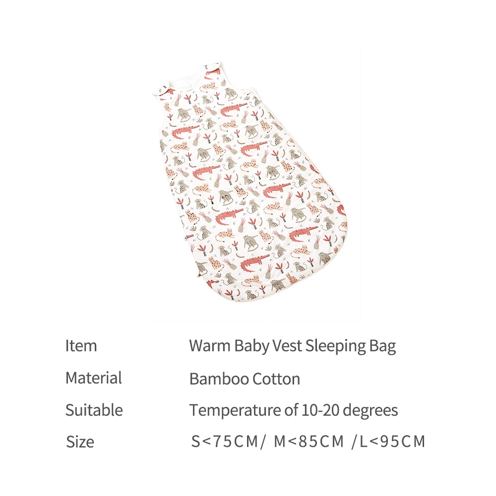 Happyflute Baby Sleeping Bag 1.0Tog Bamboo Cotton Print Vest Sleep Sack For 0-2 years Newborn Baby Happyflute Baby Sleeping Bag 1.0Tog Bamboo Cotton Print Vest Sleep Sack For 0-2 years Newborn Baby
