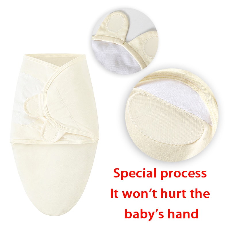 Babies Sleeping Bags Newborn Baby Cocoon Swaddle Wrap Envelope 100%Cotton 0-6 Months Baby Blanket Swaddling Wrap Sleepsack