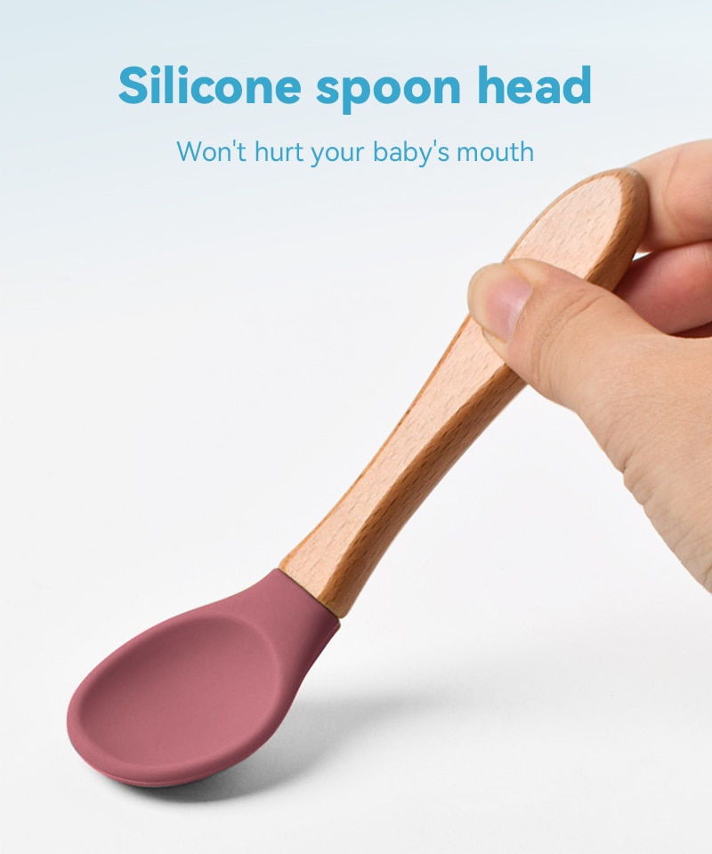 4/6/8 PCS Baby Soft Silicone Sucker Bowl Plate Cup Bibs Spoon Fork Sets Non-slip Tableware Children's Feeding Dishes BPA Free