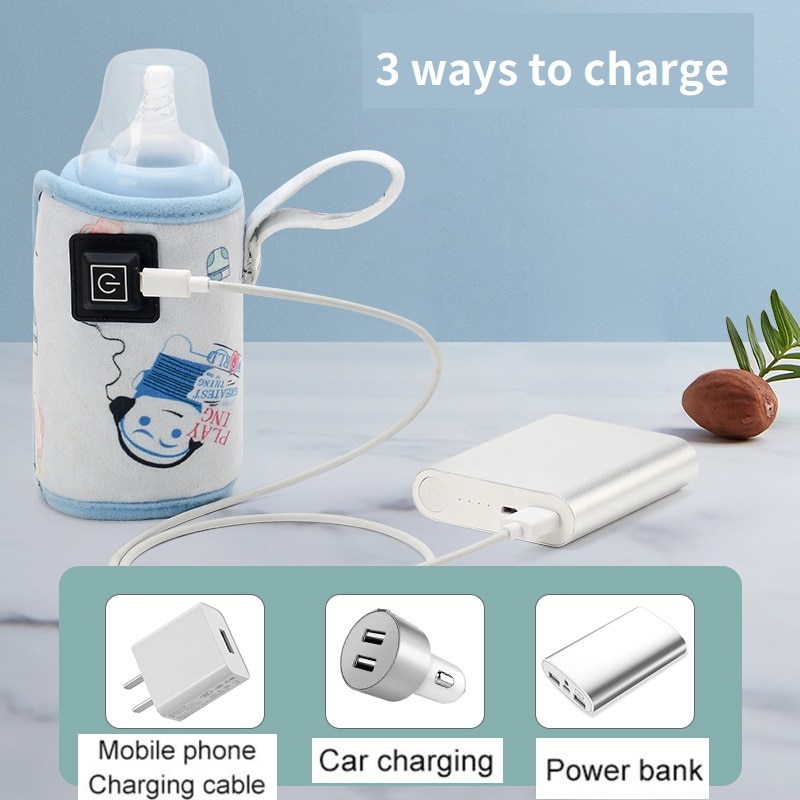 USB Milk Water Warmer Travel Stroller Insulated Bag Baby Nursing Bottle Heater Safe Kids Supplies for Outdoor Winter Feeding USB Milk Water Warmer Travel Stroller Insulated Bag Baby Nursing Bottle Heater Safe Kids Supplies for Outdoor Winter Feeding