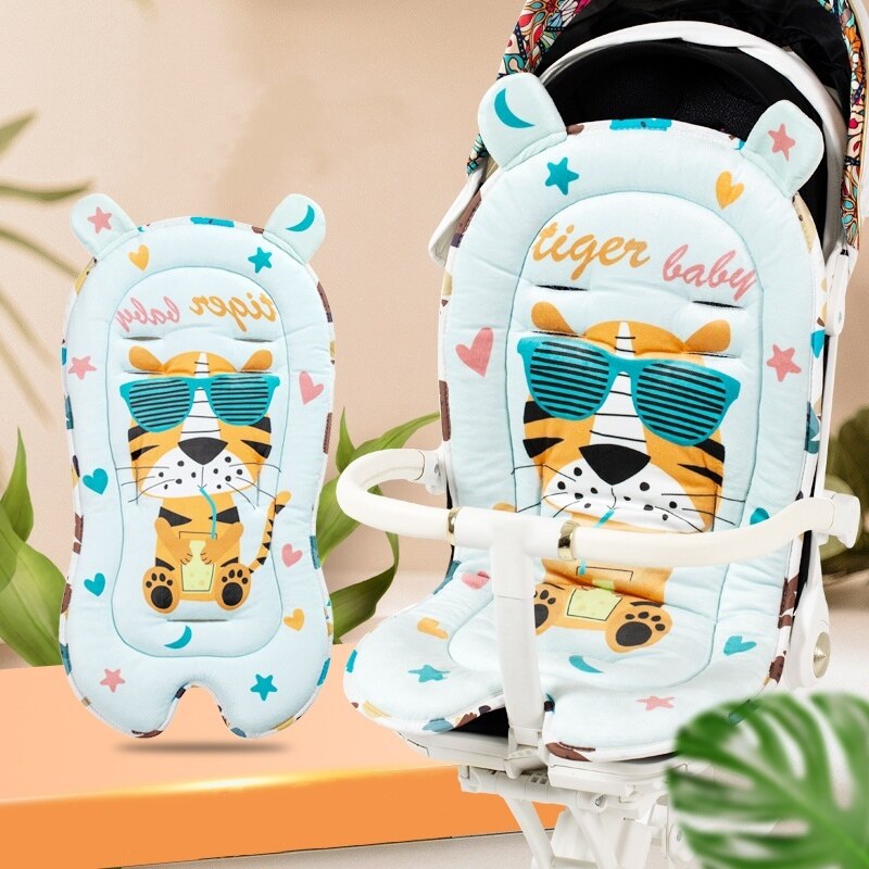 Baby Stroller Seat Cushion Kids Cotton Breathable Prams Cart Mat Pushchair Soft Mattress Infant Pad Travel Stroller Accessories Baby Stroller Seat Cushion Kids Cotton Breathable Prams Cart Mat Pushchair Soft Mattress Infant Pad Travel Stroller Accessories