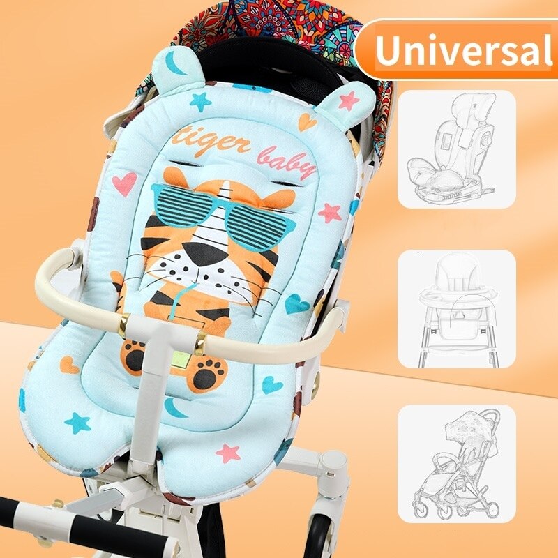 Baby Stroller Seat Cushion Kids Cotton Breathable Prams Cart Mat Pushchair Soft Mattress Infant Pad Travel Stroller Accessories Baby Stroller Seat Cushion Kids Cotton Breathable Prams Cart Mat Pushchair Soft Mattress Infant Pad Travel Stroller Accessories