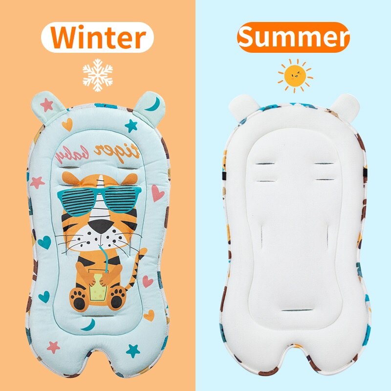 Baby Stroller Seat Cushion Kids Cotton Breathable Prams Cart Mat Pushchair Soft Mattress Infant Pad Travel Stroller Accessories Baby Stroller Seat Cushion Kids Cotton Breathable Prams Cart Mat Pushchair Soft Mattress Infant Pad Travel Stroller Accessories