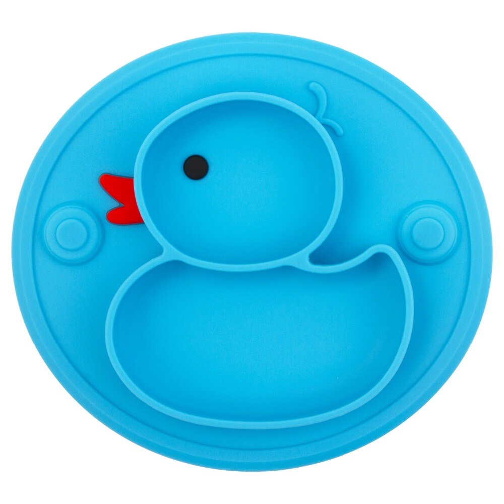 Anti-slip Baby Dishes Food Grade Silicone Plate for Toddler Self-Feeding Suction Placemat Baby stuff Bowl Plush Baby accessories