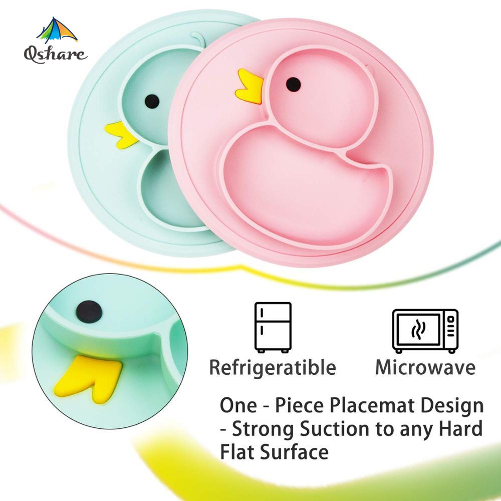 Anti-slip Baby Dishes Food Grade Silicone Plate for Toddler Self-Feeding Suction Placemat Baby stuff Bowl Plush Baby accessories Anti-slip Baby Dishes Food Grade Silicone Plate for Toddler Self-Feeding Suction Placemat Baby stuff Bowl Plush Baby accessories