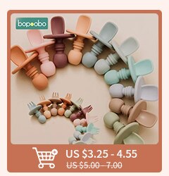 Baby Dish Baby Bowls Plates and Spoons Set Crab Kawaii Dishes Food Silicone Feeding Bowl Non-Slip Babies Tableware Kids Stuff