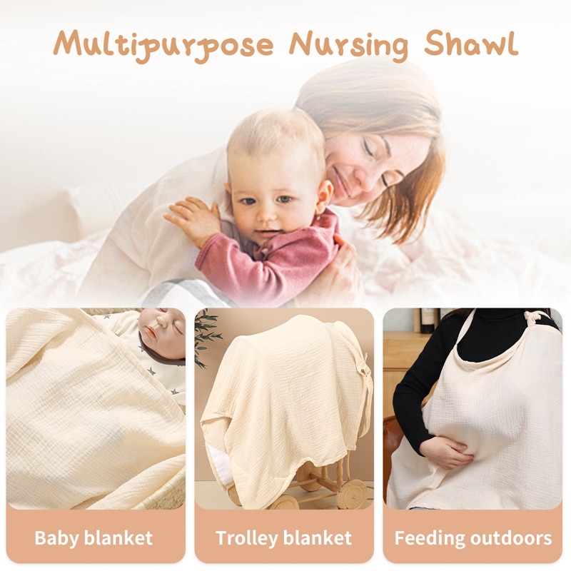 Breathable Breastfeeding Cover Baby Feeding Nursing Covers Adjustable Nursing Apron Outdoor Privacy Cover Mother Nursing Cloth Breathable Breastfeeding Cover Baby Feeding Nursing Covers Adjustable Nursing Apron Outdoor Privacy Cover Mother Nursing Cloth