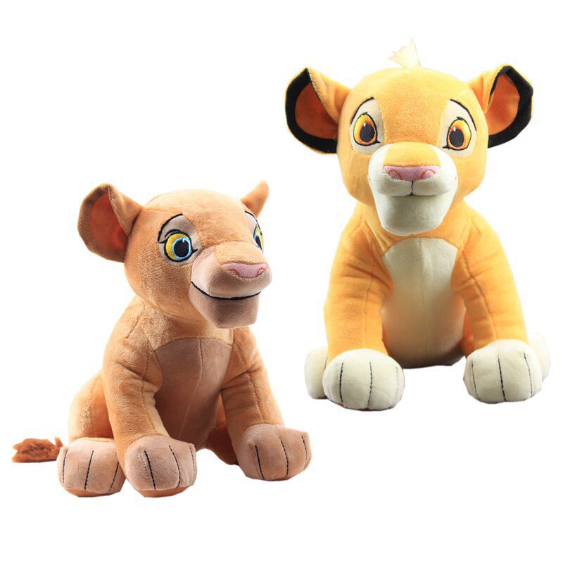 Hot! The Lion King Plush Toys 26cm Simba Nala Cute Soft Animals  Lion Stuffed Dolls For Children Birthday Gifts