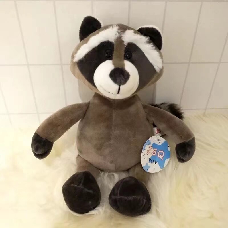 Forest Brothers Doll Lion Tiger Elephant Giraffe Dog Plush Stuffed Toy Children's Doll Birthday Gift Jungle Animal