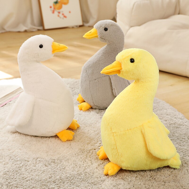 30cm Kawaii Duck Toys Peluche Animals Doll Stuffed Toys For Baby Lifelike Yellow/Black Duck Plush Toy For Girls Children's Gift
