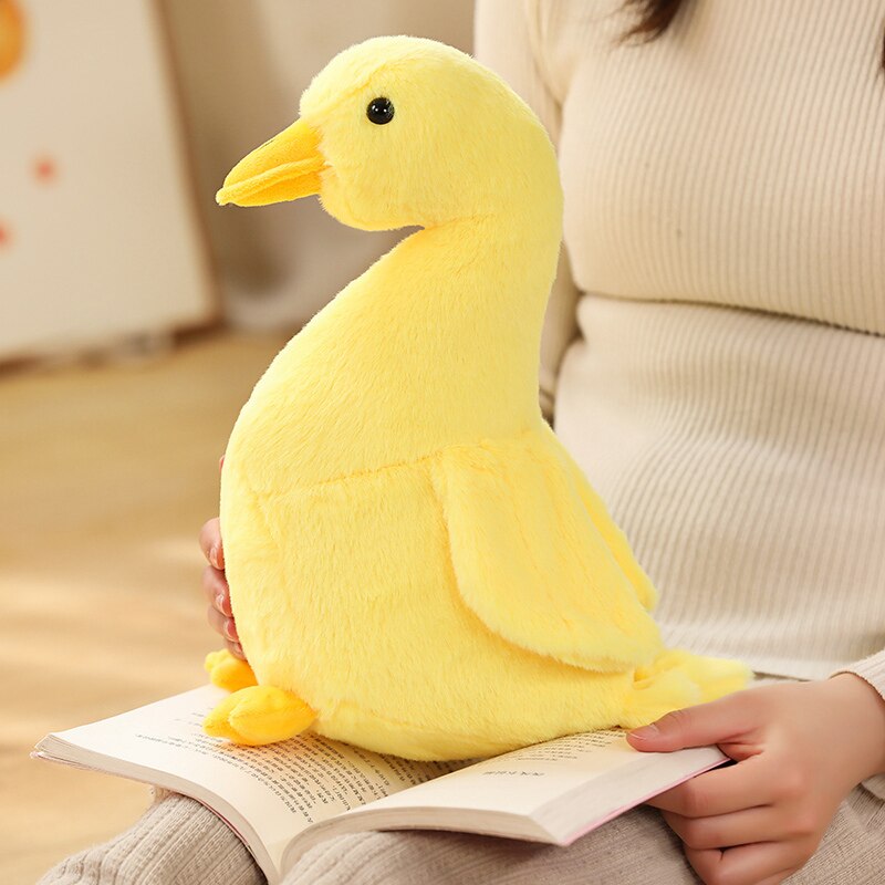 30cm Kawaii Duck Toys Peluche Animals Doll Stuffed Toys For Baby Lifelike Yellow/Black Duck Plush Toy For Girls Children's Gift