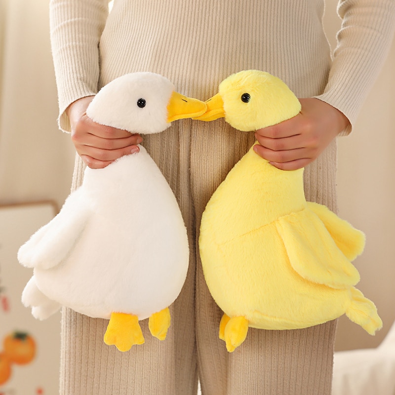 30cm Kawaii Duck Toys Peluche Animals Doll Stuffed Toys For Baby Lifelike Yellow/Black Duck Plush Toy For Girls Children's Gift