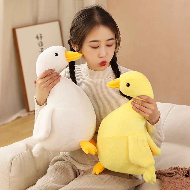 30cm Kawaii Duck Toys Peluche Animals Doll Stuffed Toys For Baby Lifelike Yellow/Black Duck Plush Toy For Girls Children's Gift