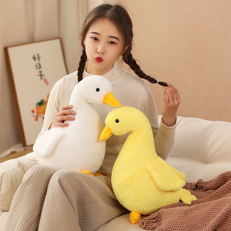 30cm Kawaii Duck Toys Peluche Animals Doll Stuffed Toys For Baby Lifelike Yellow/Black Duck Plush Toy For Girls Children's Gift