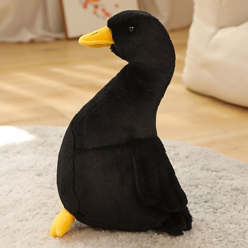 30cm Kawaii Duck Toys Peluche Animals Doll Stuffed Toys For Baby Lifelike Yellow/Black Duck Plush Toy For Girls Children's Gift