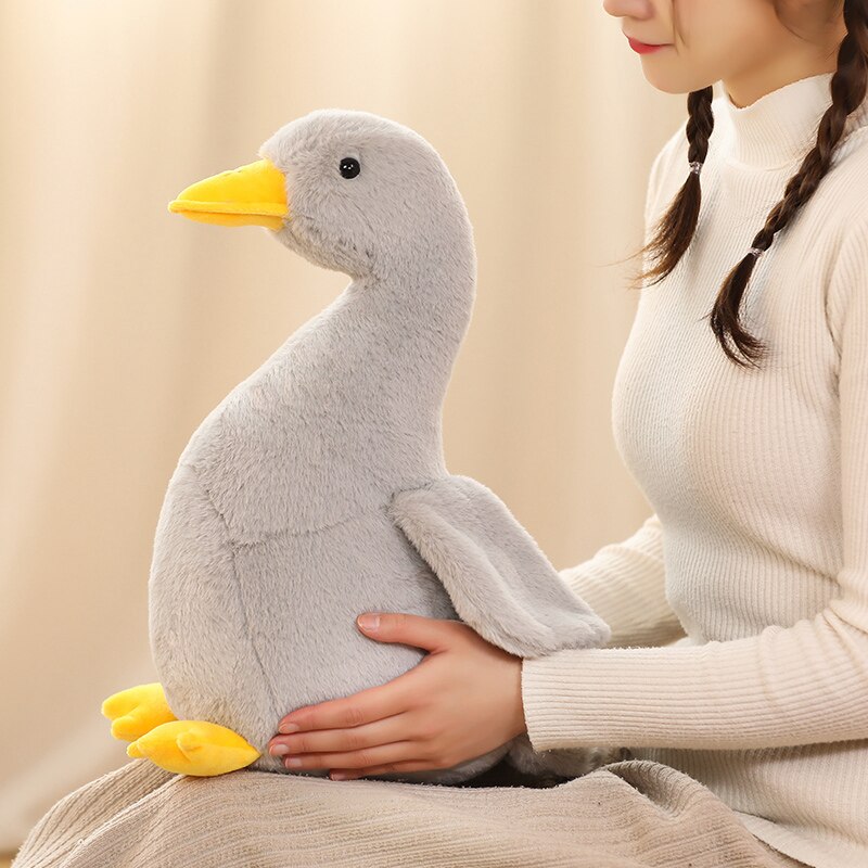30cm Kawaii Duck Toys Peluche Animals Doll Stuffed Toys For Baby Lifelike Yellow/Black Duck Plush Toy For Girls Children's Gift