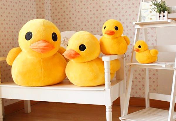Giant Yellow Duck Plush Duck Stuffed Animals Soft Simulated Ducks Dolls Wholesale Kids Gift Xmas Kawaii Stuffed Duck Plushie