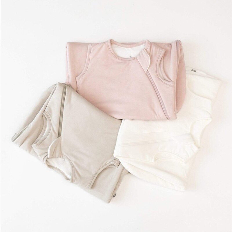 Bamboo Fiber Baby Summer Sleeping Bag Soft Comfortable Zipper Infant Baby Newborn Sleep Sack Sleeveless Sleep Bags for Kids