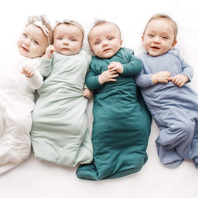 Bamboo Fiber Baby Summer Sleeping Bag Soft Comfortable Zipper Infant Baby Newborn Sleep Sack Sleeveless Sleep Bags for Kids
