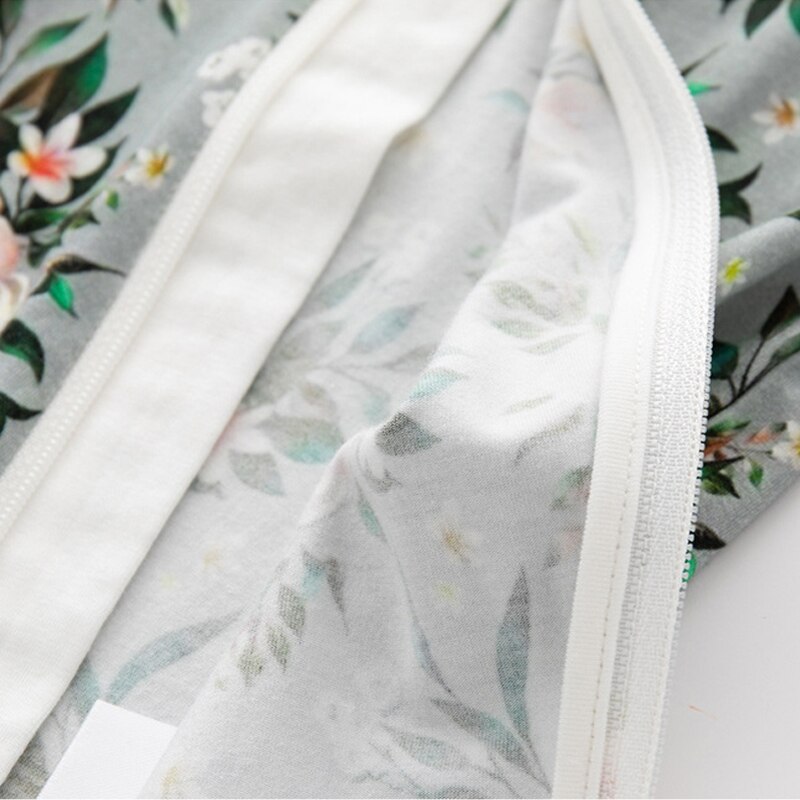 Bamboo Fiber Baby Zippered Romper Printed Baby Boy Girl Clothes Newborn One-piece Bodysuit Baby Onesie Bamboo Baby Clothing