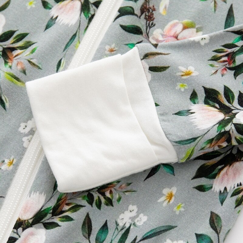 Bamboo Fiber Baby Zippered Romper Printed Baby Boy Girl Clothes Newborn One-piece Bodysuit Baby Onesie Bamboo Baby Clothing