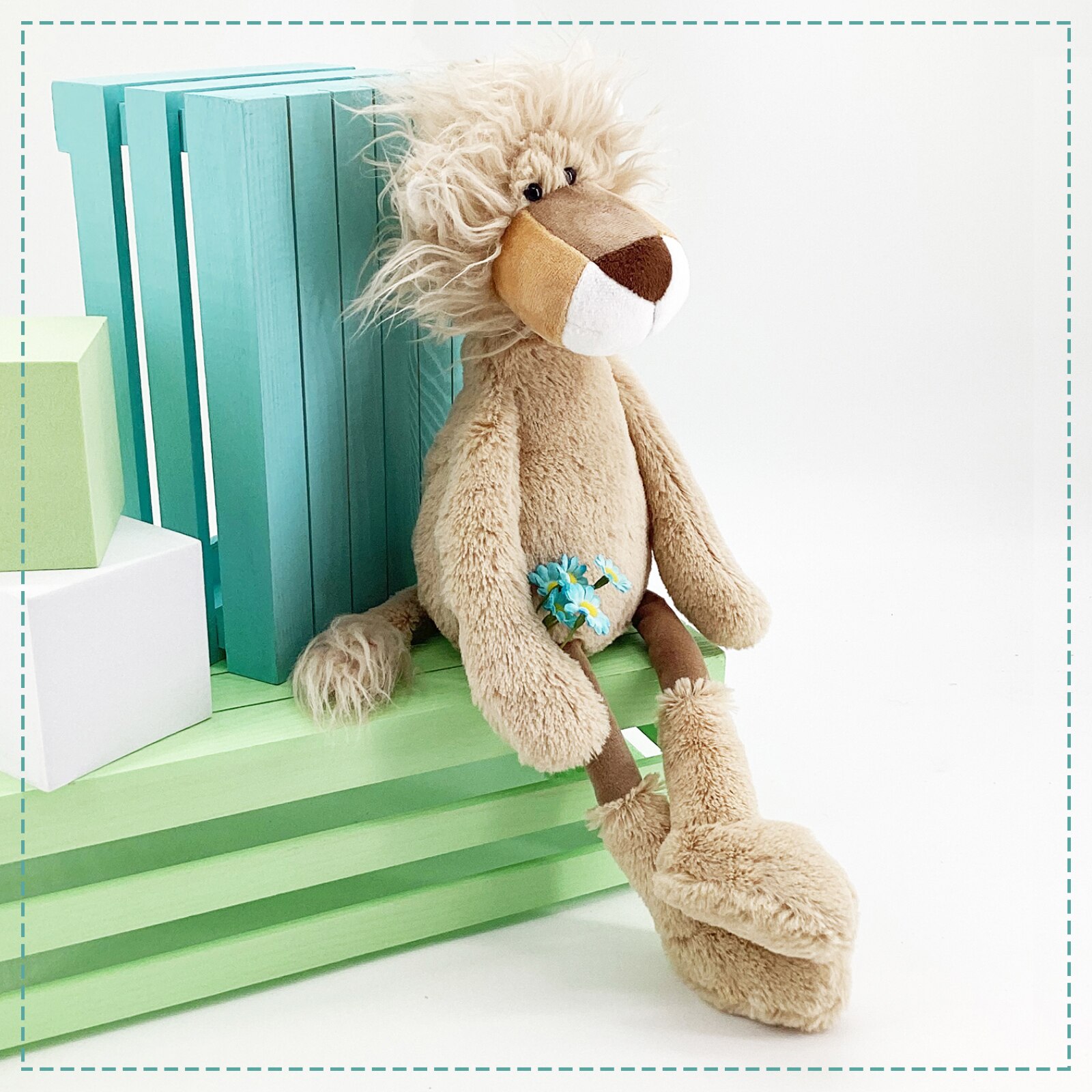 Nice Stuffed Lion High Quality Cute Lion 45cm The Plush Toys Soft Stuffed Animals doll Educational Toys For Children