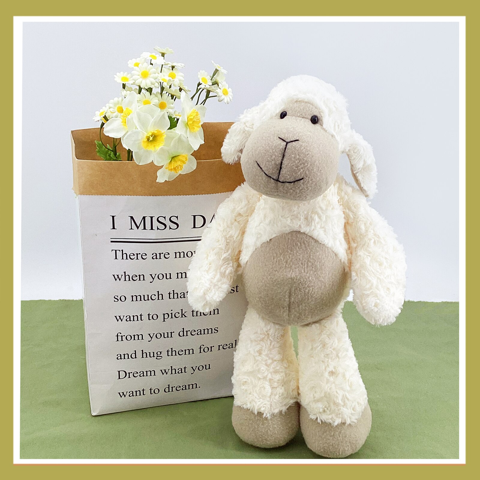 40cm Sheep Alpaca Plush Doll Cute Animal Doll Soft Cotton Stuffed Doll Children's Plush Toy Sleeping Partner Birthday Gift 40cm Sheep Alpaca Plush Doll Cute Animal Doll Soft Cotton Stuffed Doll Children's Plush Toy Sleeping Partner Birthday Gift