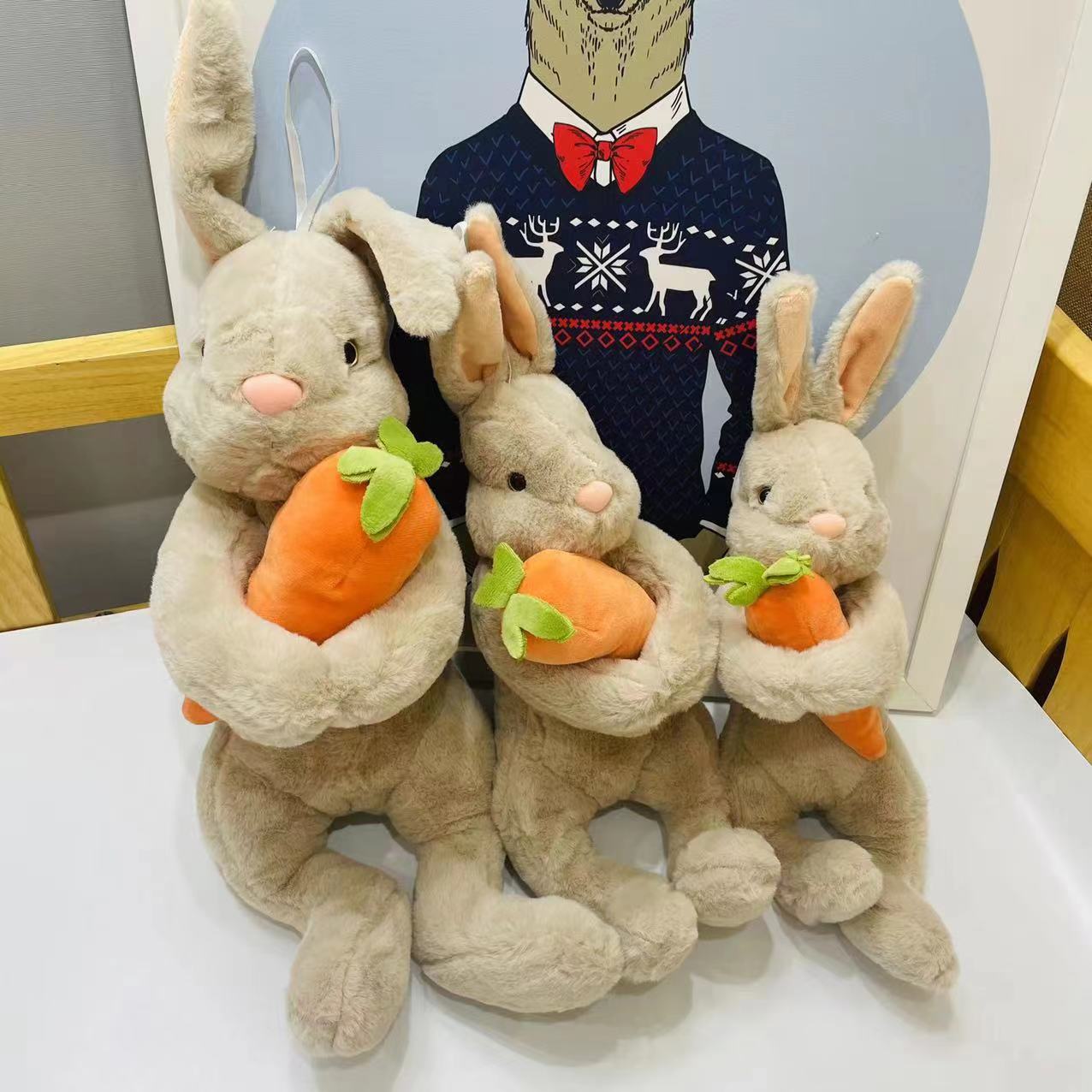Rabbit Plush Toy With Simulation Carrot Kawaii Bunny Plushies Doll New Design Soft Rabbit Stuffed Animal Toys For Children Gifts Rabbit Plush Toy With Simulation Carrot Kawaii Bunny Plushies Doll New Design Soft Rabbit Stuffed Animal Toys For Children Gifts