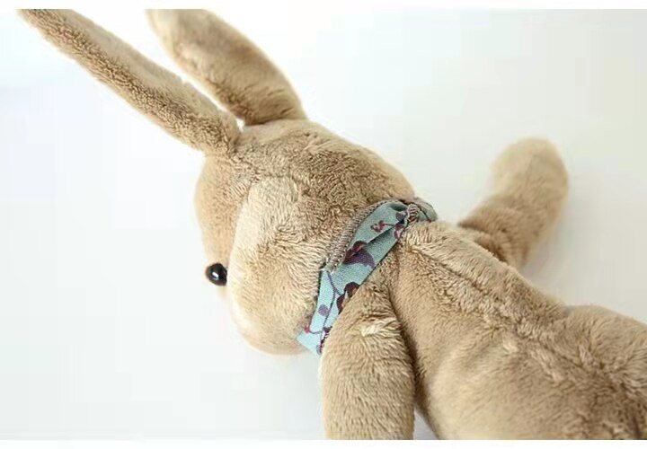Kawaii Baby Rabbit Stuffed Toys For Infant Cute Cuddling Sleeping Animal Dolls for Kid Handmade Soft Rabbit Plushie Easter Gifts