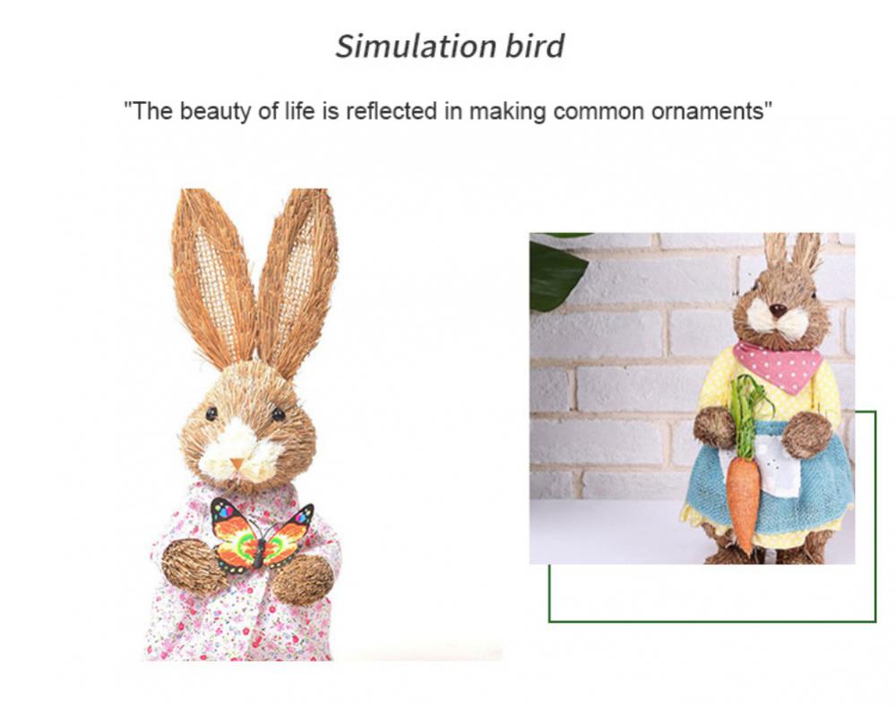 2023 Easter Bunny Craft Gnomes Doll Cute Cartoon Easter Rabbit Faceless Toy Home Room Festival Decor Ornaments Photography Props