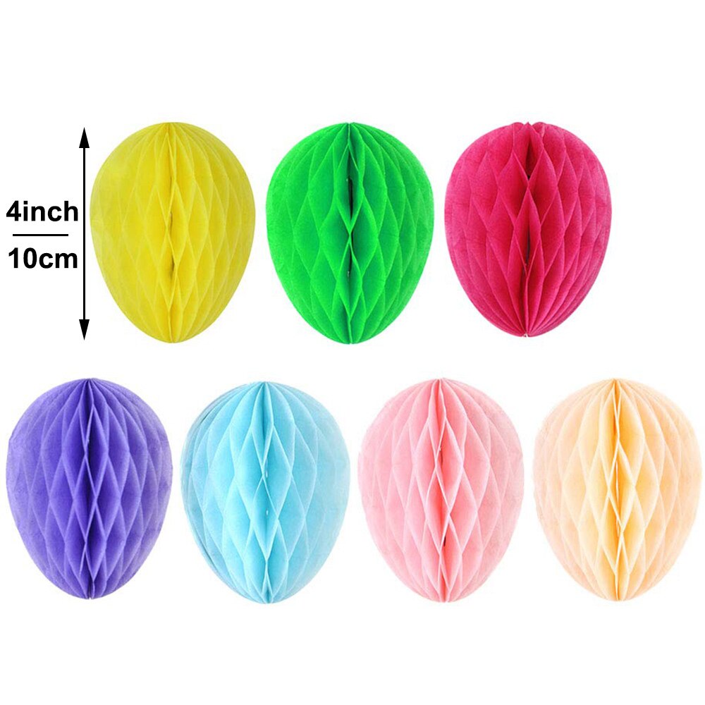 Paskalya asılı dekorasyon Bunny yumurta petek renkli tavşan süs kağıt yumurta topu paskalya tavşanı asılı kolye paskalya dekorları Paskalya asılı dekorasyon Bunny yumurta petek renkli tavşan süs kağıt yumurta topu paskalya tavşanı asılı kolye paskalya dekorları