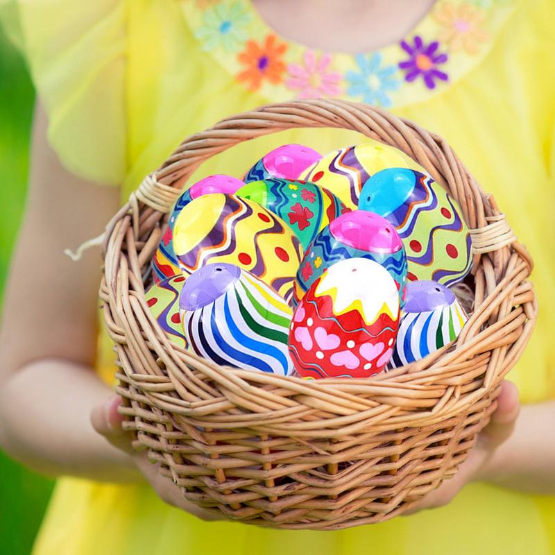24 adet çocuk paskalya yumurta seti doldurulabilir şeker çikolata paskalya renkli yumurta çocuk oyuncakları ödül tatil hediyeler paskalya dekorasyonu 2023 24 adet çocuk paskalya yumurta seti doldurulabilir şeker çikolata paskalya renkli yumurta çocuk oyuncakları ödül tatil hediyeler paskalya dekorasyonu 2023