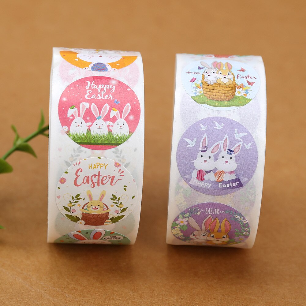 100-500 adet 2.5cm paskalya Sticker çocuklar mutlu paskalya tavşanı yumurta karikatür hediye sızdırmazlık etiketleri kağıt etiket bahar parti dekorasyon 100-500 adet 2.5cm paskalya Sticker çocuklar mutlu paskalya tavşanı yumurta karikatür hediye sızdırmazlık etiketleri kağıt etiket bahar parti dekorasyon