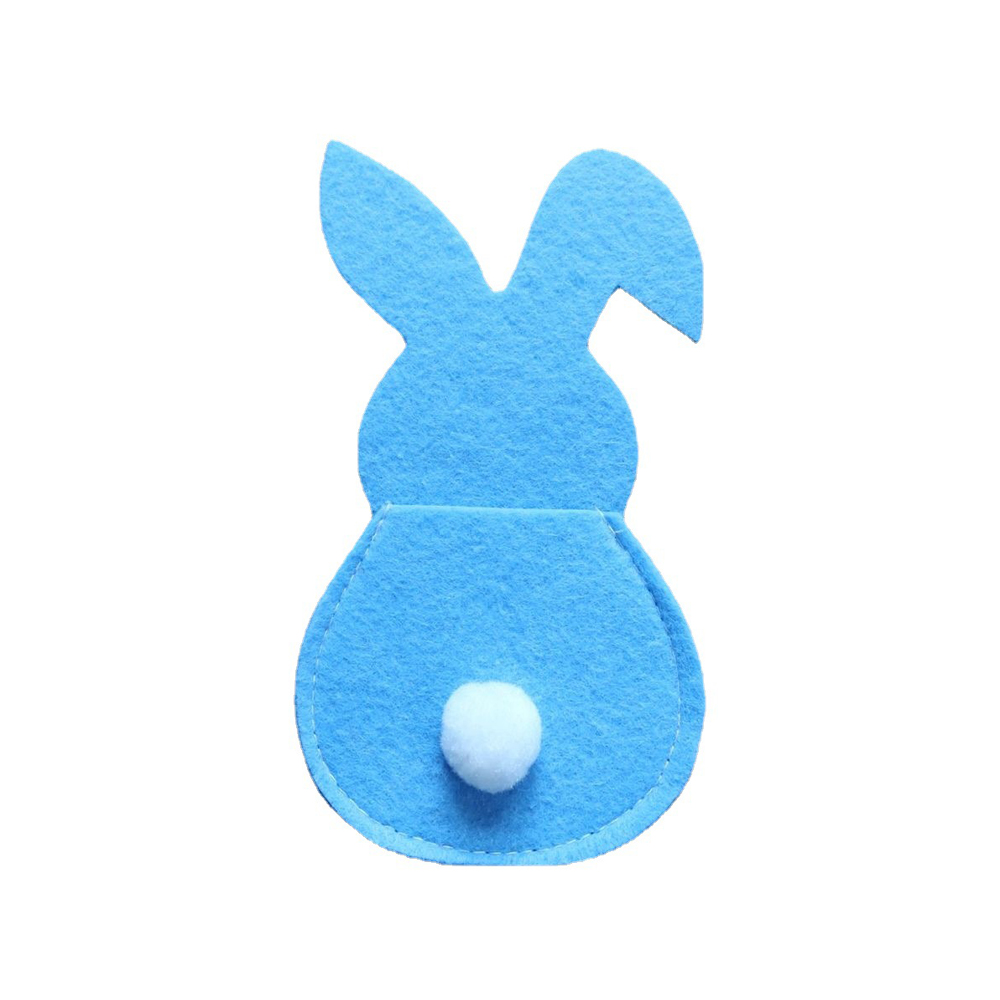 4 adet paskalya tavşanı ke&ccedil;e &ccedil;atal bı&ccedil;ak kabı &ccedil;anta ev sofra aksesuarları i&ccedil;in mutlu paskalya s&uuml;slemeleri tavşan &ccedil;atal kapak &ccedil;anta masa