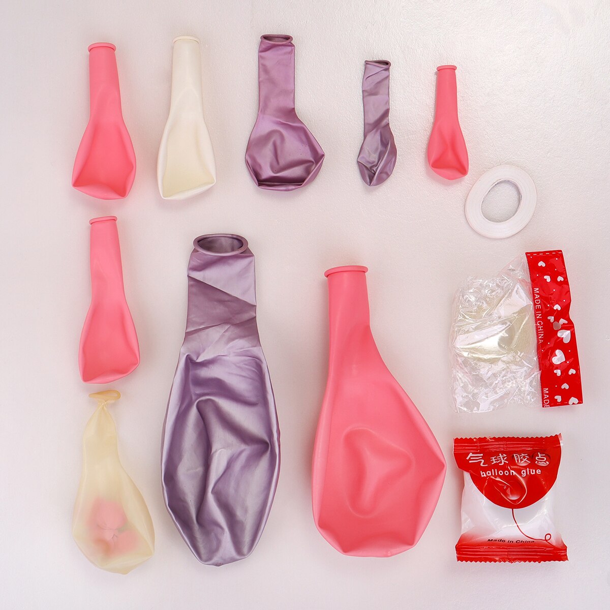 Macaron pembe balon &ccedil;elenk kemer karşılama bebek duş sevgililer g&uuml;n&uuml; doğum g&uuml;n&uuml; partisi d&uuml;ğ&uuml;n dekorasyon annianniire lateks balon